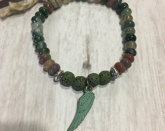 Essential oil diffuser bracelet