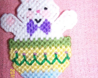 Easter Peek - a - Boo Bunny Magnet