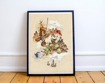 Avatar: the Last Airbender Art Print