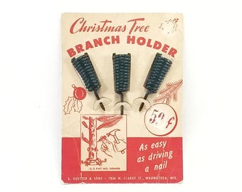 1950s Christmas Tree Branch Holders