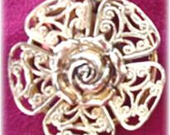 West German Gold Scarf Clip