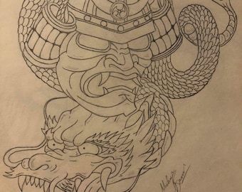 Japanese Inspired drawing