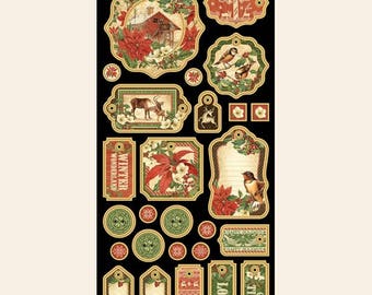 Graphic 45 Winter Wonderland Chipboard, SC007740