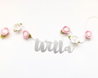 Bassinet Banner, Baby Banner, Newborn Photo Prop, Baby Banner, Hospital Banner, Newborn Banner