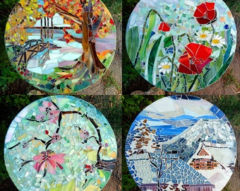 Four seasons mosaic