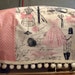 Sewing Machine Cover Pink Black Vintage Sewing Retro Dress Form Machine Cover Sewing Room Decor Sewing Accessories Paris Vintage Look