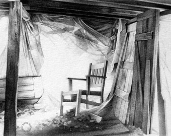 Remnants - Pencil Drawing