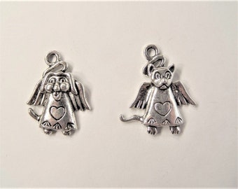 Dog or Cat Angel Charms, 5CT, (Y60)