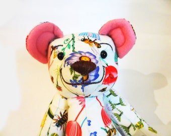 Teddy bear called Emily nursery decoration baber shower gift birthday children's toy soft toy