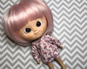 Sweatshirt with Flamingo for Muichan/ Lati yellow/Pukifee doll