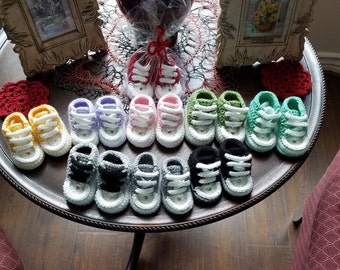 High Top Baby Booties