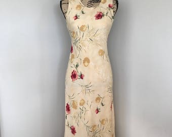 Vintage Long Floral Dress