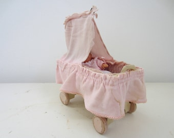 Dollhouse Nursery Crib With Canopy By Korbi/ Karl Schreiter