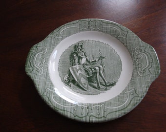 Royal USA The Old CURIOSITY SHOP Green Relish/Gravy Underplate! (4 Available)