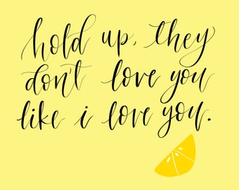 Modern calligraphy print (digital download)