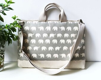 SALE-Macbook or Laptop bag with handles and detachable shoulder strap- CHOOSE COLOR