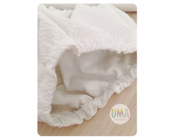White reversible shorts;