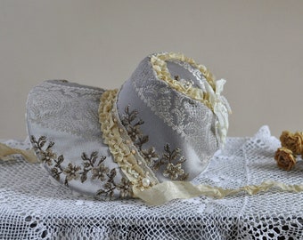 Bonnet for Blythe/ Hat for blythe / Blythe Clothes /Blythe Doll Outfit/ Beige hat Blythe