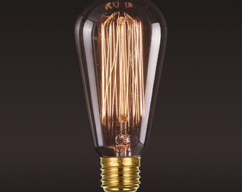 Ampoule Edison E27 Squirrel Cage à incandescence - ampoule edison-110V-220V 40w / 60w - edison lumière style industriel ampoule - vintage style -