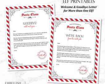 items similar to departure leaving letter for your elf goodbye elf goodbye letter