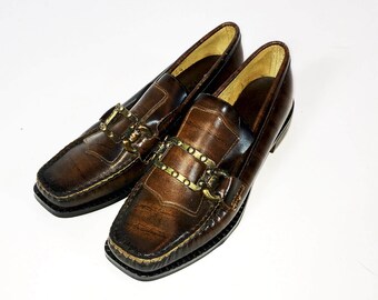Vintage Loafer Shoes | 60s Moccasin Shoes | Preppy | Brand New - Never Worn | Size 4.5
