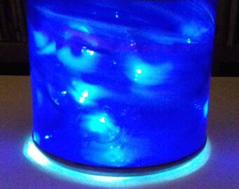 Stained glass nightlight / candle holder