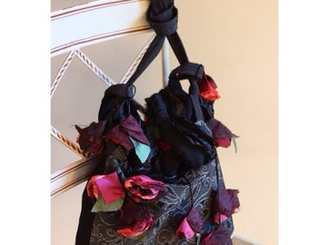 Beautiful floral shoulder bag