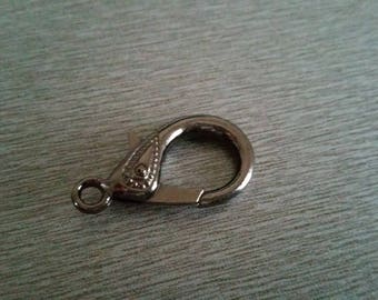 1 clasp anthracite 30x18mm
