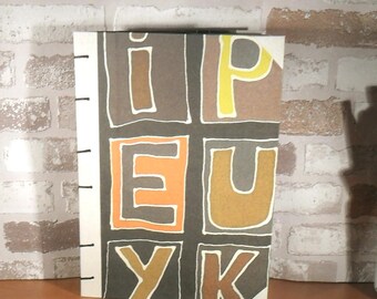 Diary A5-letters//Notebook//journal//Reminders//Gift