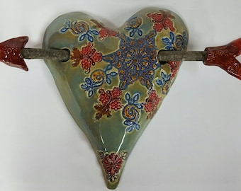 Ceramic Wall Heart