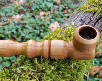 Dark figured maple Smoking Pipe, Smoking Accessories, Wood Pipe, Wooden Pipe For Smoking