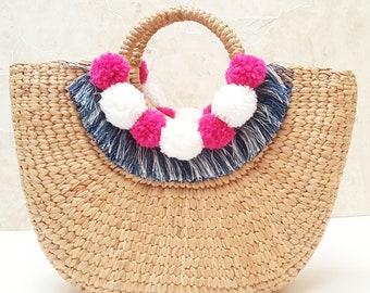 Straw bag