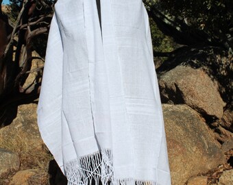100% Cotton Mexican Scarf Rebozo-All Natural Fiber-Baby Carier-Sifling for Childbirth-Labor-Doula-Mexican-Wrap-Baby-Wedding-Fiesta Outfit