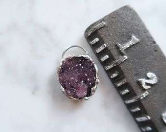 Amethyst Druzy Necklace