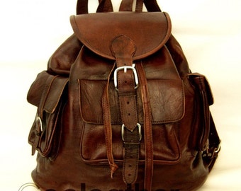 MyMate3 Backpack - Large All Leather Rucksack.