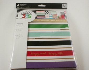 Create 365 Happy Planner Pocket Folders / Planner Inserts / Planner Accessories / Planner Supplies / Me and my big Ideas / Bullet Joournal