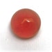 New! Orange CARNELIAN Round Cabochons, flat back, 5mm diameter, genuine gemstones, deep orange