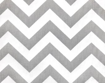 Zig Zag Storm/Twill Fabric by the Yard by Premier Prints | Gray Chevron Fabric by the Yard