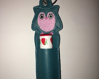 Owl Chapstick Holder