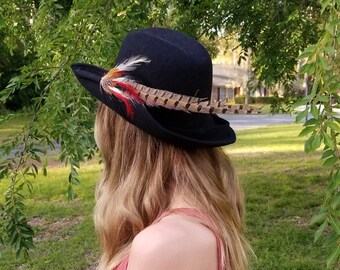 Sandra New York Vintage Pheasant Feather Hat
