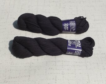 Creole 100% Cotton Yarn, Black yarn, Destash yarn