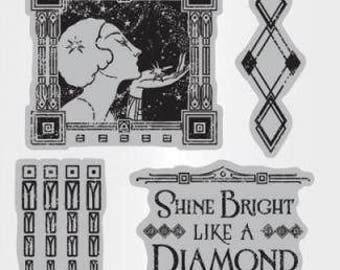Graphic 45 Vintage Hollywood Stamps 2, SC007703