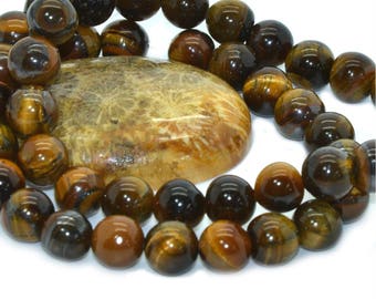 10 pearls 8mm Tiger eye