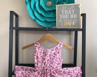 Beautiful Handmade Dress with Attached Bloomers