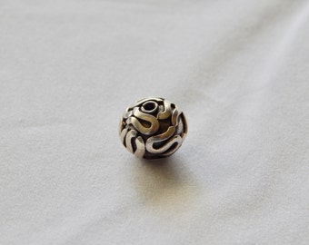 12mm Sterling Silver Bali Beads (1pcs)