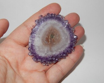 Amethyst stalactite slice - XL