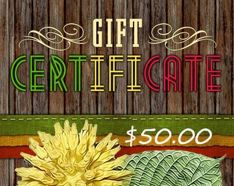 50 Dollar - WGseed Gift Certificate