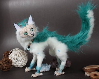 FOR SALE! Lau Rong Aryel.OOAK Art Doll.Handmade Poseable Toy.Dragon Toy.Totem.Baby dragon.