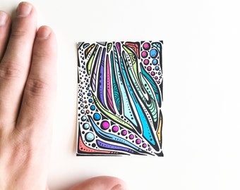 Original Small Abstract Art Work