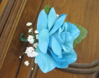 Boutonierre, Silk Rose Boutonierre, Groom,Groomsmen,Fathers,Ring Bearers,Weddings,Proms,Parties,Events